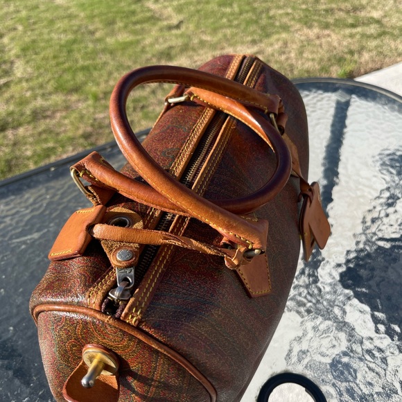 EUC Vintage ETRO BOSTON BAG - Picture 2 of 10